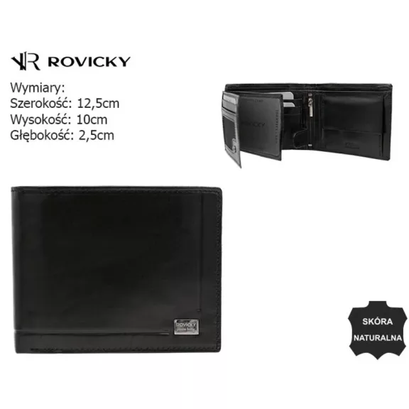 Rovicky férfi bőr pénztárca PC-103-NBAR Rovicky férfi bőr pénztárca PC-103-NBAR