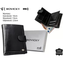Rovicky férfi bőr pénztárca PC-105L-NBAR
