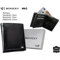 Rovicky férfi bőr pénztárca PC-105-NBAR