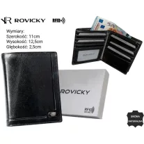 Rovicky férfi bőr pénztárca PC-106-NBAR