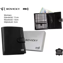 Rovicky férfi bőr pénztárca PC-108L-NBAR