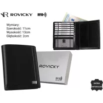 Rovicky férfi bőr pénztárca PC-108-NBAR
