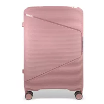   Zellia Polipropilén Bőrönd Ppb088 - Rosegold M Méret - 65 X 44 X 25 Cm
