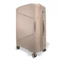   Zellia Polipropilén Bőrönd Ppb088 - Cappuccino M Méret - 65 X 44 X 25 Cm