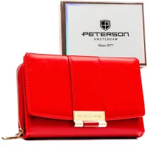 Peterson női műbőr pénztárca PTN 0015-BH