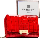 Peterson női műbőr pénztárca PTN 0015-DS Red Peterson női műbőr pénztárca PTN 0015-DS Red