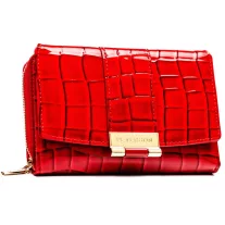 Peterson női műbőr pénztárca PTN 0015-DS Red