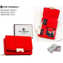 Peterson női műbőr pénztárca PTN 0015-JI