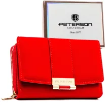Peterson női műbőr pénztárca PTN 0015-JI