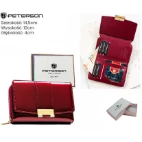 Peterson női műbőr pénztárca PTN 0015-LAK