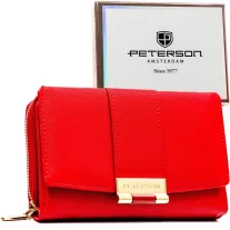 Peterson női műbőr pénztárca PTN 0015-SAF