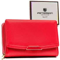Peterson női műbőr pénztárca PTN 001-SAF