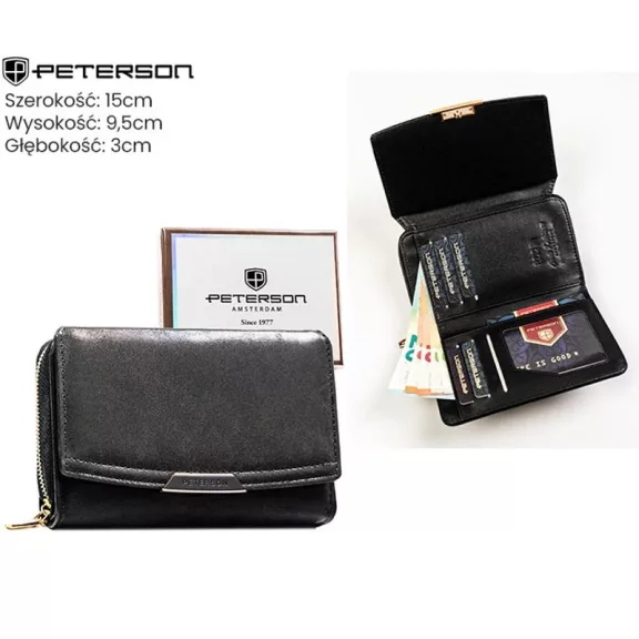 Peterson női műbőr pénztárca PTN 001-WD8 Peterson női műbőr pénztárca PTN 001-WD8