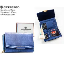 Peterson női műbőr pénztárca PTN 001-WD8
