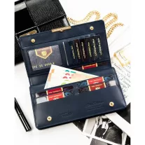   Peterson Női Pénztárca Ptn 005-Nf8-2738 Navy - Sötét Kék