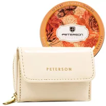 Peterson női műbőr pénztárca PTN 011-LAK-PUS – bézs