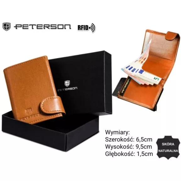 Peterson férfi bőr pénztárca PTN 122611906 Peterson férfi bőr pénztárca PTN 122611906