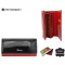 Peterson Női Bőr Pénztárca Ptn 1N-409-6716 Red-Black