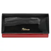Peterson Női Bőr Pénztárca Ptn 1N-409-6716 Red-Black