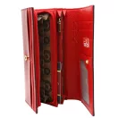 Peterson Női Bőr Pénztárca Ptn 1N-409-6716 Red-Black Peterson Női Bőr Pénztárca Ptn 1N-409-6716 Red-Black