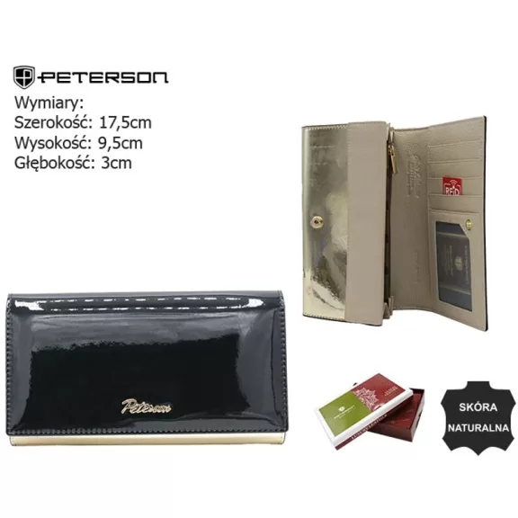 Peterson női bőr pénztárca PTN 1N-411 Peterson női bőr pénztárca PTN 1N-411