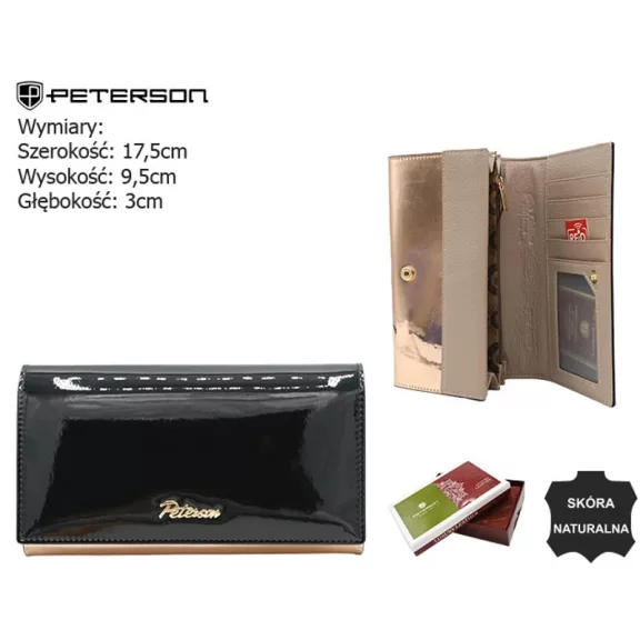 Peterson női bőr pénztárca PTN 1N-411 Peterson női bőr pénztárca PTN 1N-411