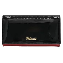 Peterson Női Bőr Pénztárca Ptn 1N-411-6761 Red-Black