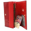 Peterson Női Bőr Pénztárca Ptn 1N-411-6761 Red-Black Peterson Női Bőr Pénztárca Ptn 1N-411-6761 Red-Black