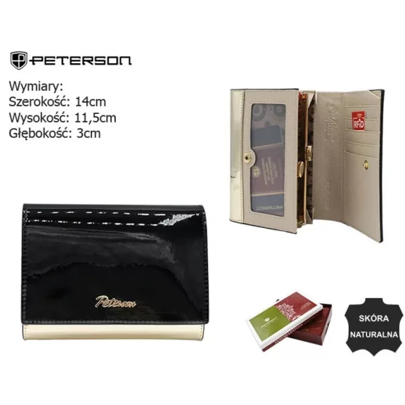 Peterson női bőr pénztárca PTN 1N-445 Peterson női bőr pénztárca PTN 1N-445