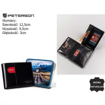 Peterson férfi bőr pénztárca PTN 22301-VT-E