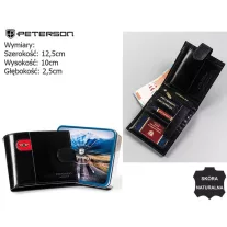 Peterson férfi bőr pénztárca PTN 22305L-VT-E