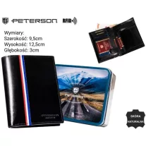 Peterson férfi bőr pénztárca PTN 22308-VT-A