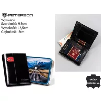 Peterson férfi bőr pénztárca PTN 22308-VT-E