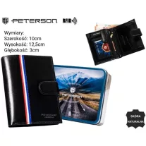 Peterson férfi bőr pénztárca PTN 22309L-VT-A