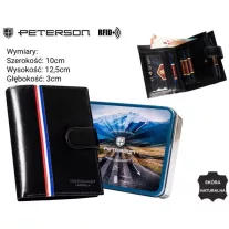 Peterson férfi bőr pénztárca PTN 22310L-VT-A