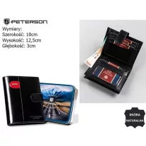 Peterson férfi bőr pénztárca PTN 22310L-VT-E