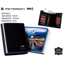 Peterson férfi bőr pénztárca PTN 22310-VT