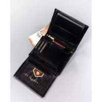 Peterson férfi bőr pénztárca PTN 22311-VT – fekete
