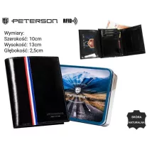 Peterson férfi bőr pénztárca PTN 22311-VT-A