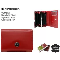 Peterson női bőr pénztárca PTN 24892-NGV