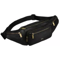   Peterson Férfi Bőr Ővtáska Ptn 2506-Ndm-4956 Black - Fekete