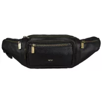   Peterson Férfi Bőr Ővtáska Ptn 2506-Ndm-4956 Black - Fekete