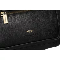   Peterson Férfi Bőr Ővtáska Ptn 2506-Ndm-4956 Black - Fekete