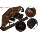 Peterson Férfi Bőr Ővtáska Ptn 2506-Nsh-4840 Tan - Barna Peterson Férfi Bőr Ővtáska Ptn 2506-Nsh-4840 Tan - Barna
