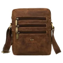 Peterson Férfi Bőr Oldaltáska Ptn 250-Nsh-4857 Tan