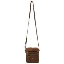 Peterson Férfi Bőr Oldaltáska Ptn 250-Nsh-4857 Tan