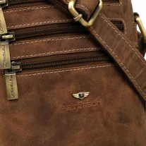 Peterson Férfi Bőr Oldaltáska Ptn 250-Nsh-4857 Tan