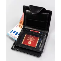 Peterson női bőr pénztárca PTN 2517-BO – fekete