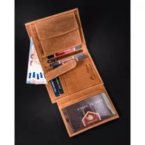 Peterson férfi bőr pénztárca PTN 303 2-1-5