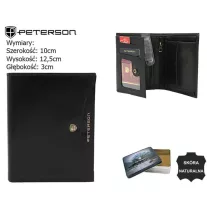 Peterson férfi bőr pénztárca PTN 303.01